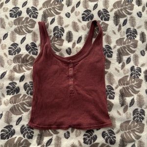 Cropped tank top. S.